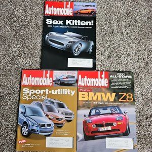 Automobile Magazine March, April & May 2000 Rush Lambo/911 Turbo/2000 All-Stars